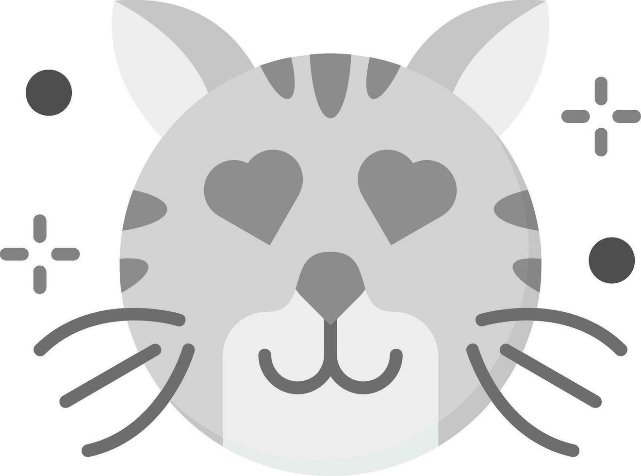 en amor gris escala icono vector