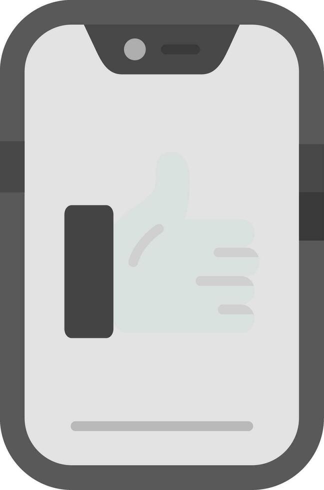 Like Grey scale Icon vector