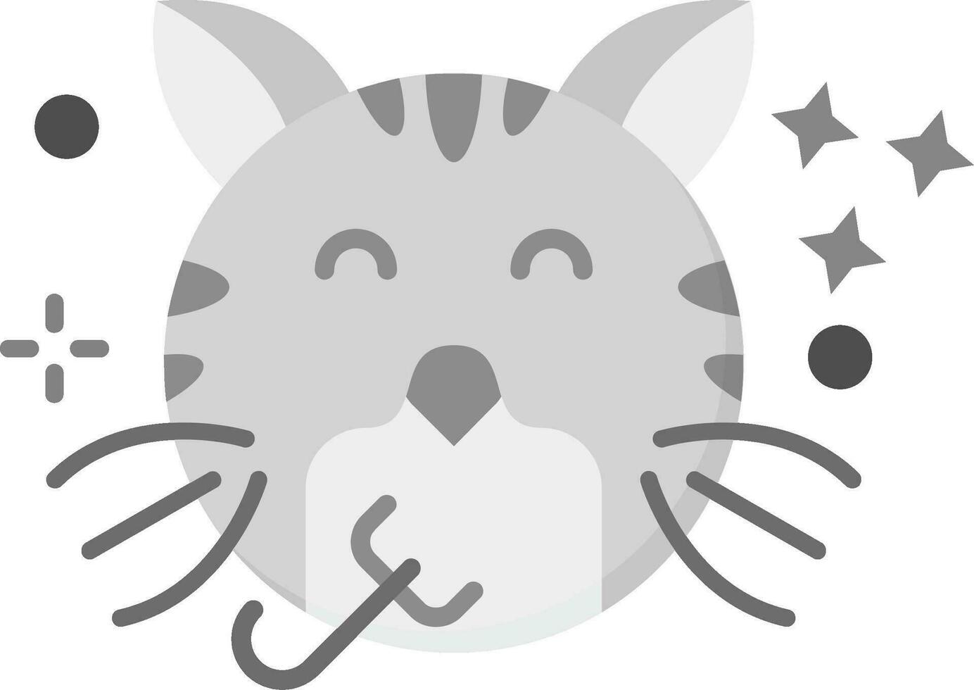 Congratulation Grey scale Icon vector