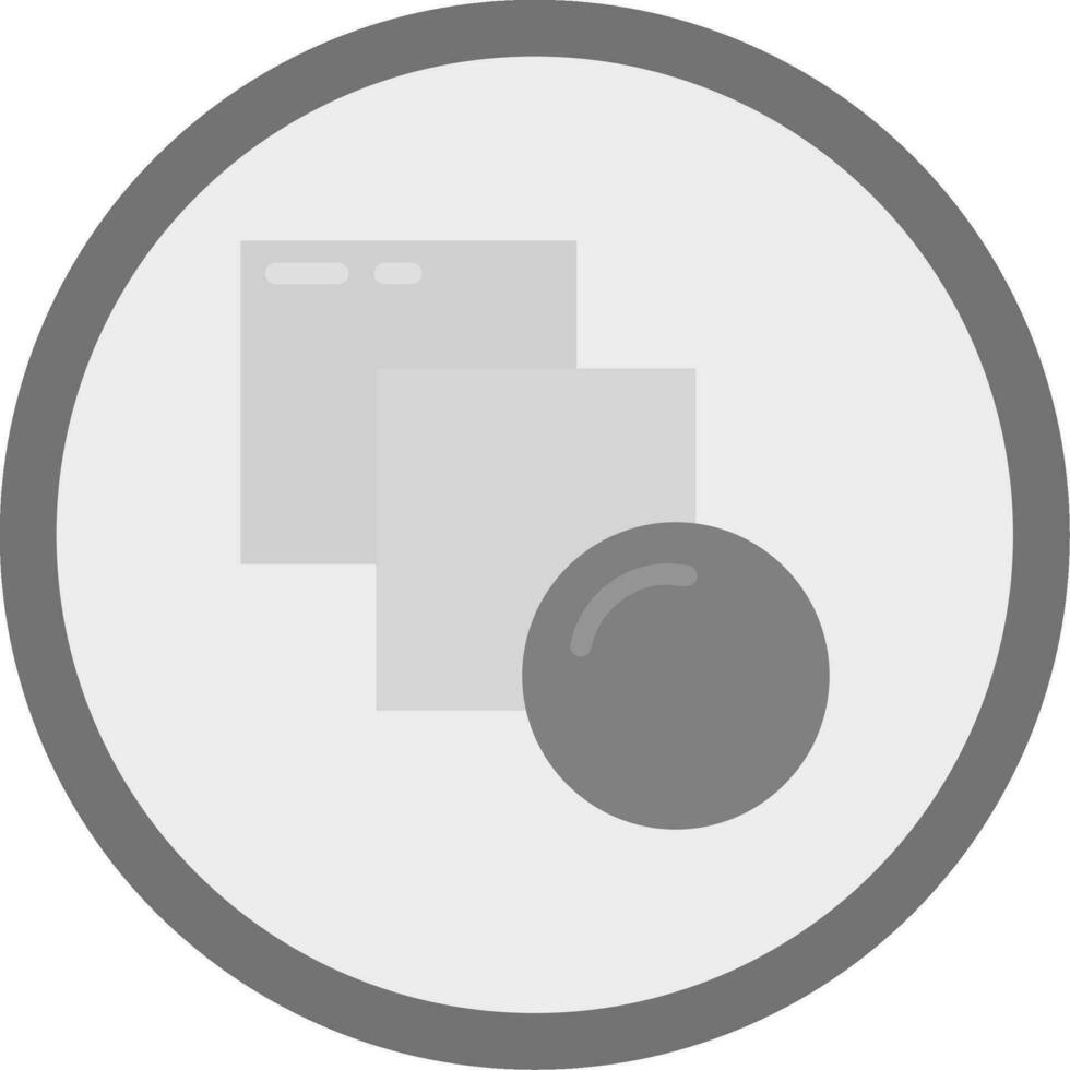 Blend Grey scale Icon vector