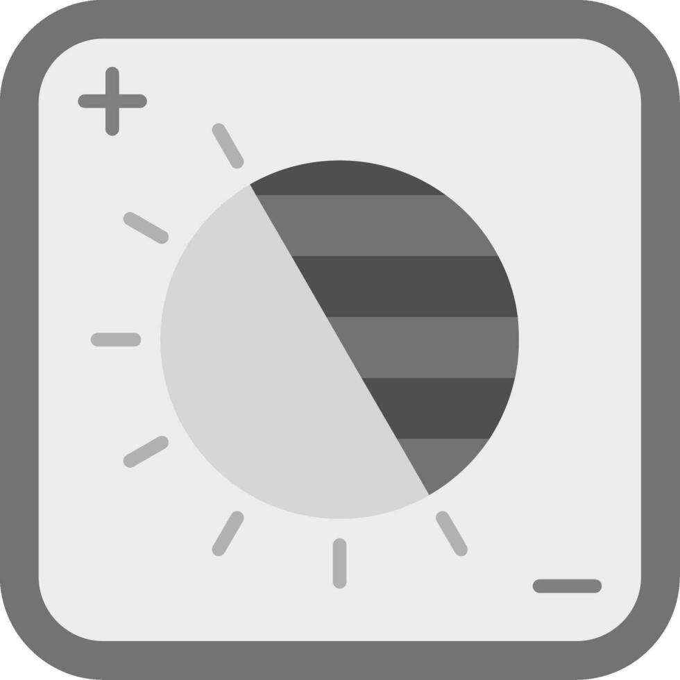 Exposure Grey scale Icon vector