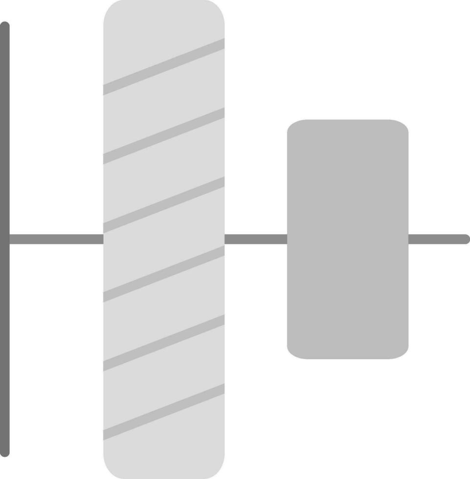 Vertical alignment Grey scale Icon vector