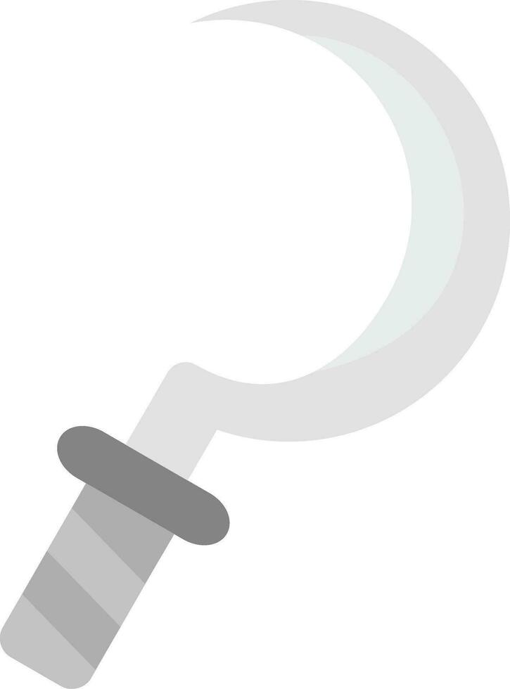 Sickle Grey scale Icon vector