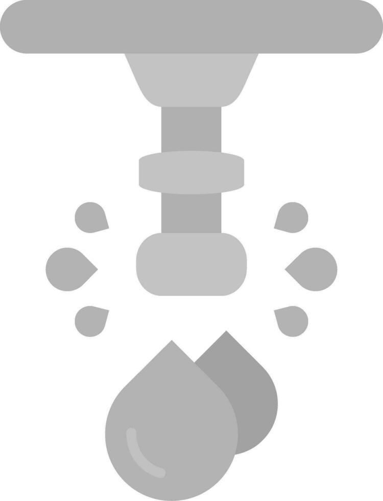 agua gris escala icono vector