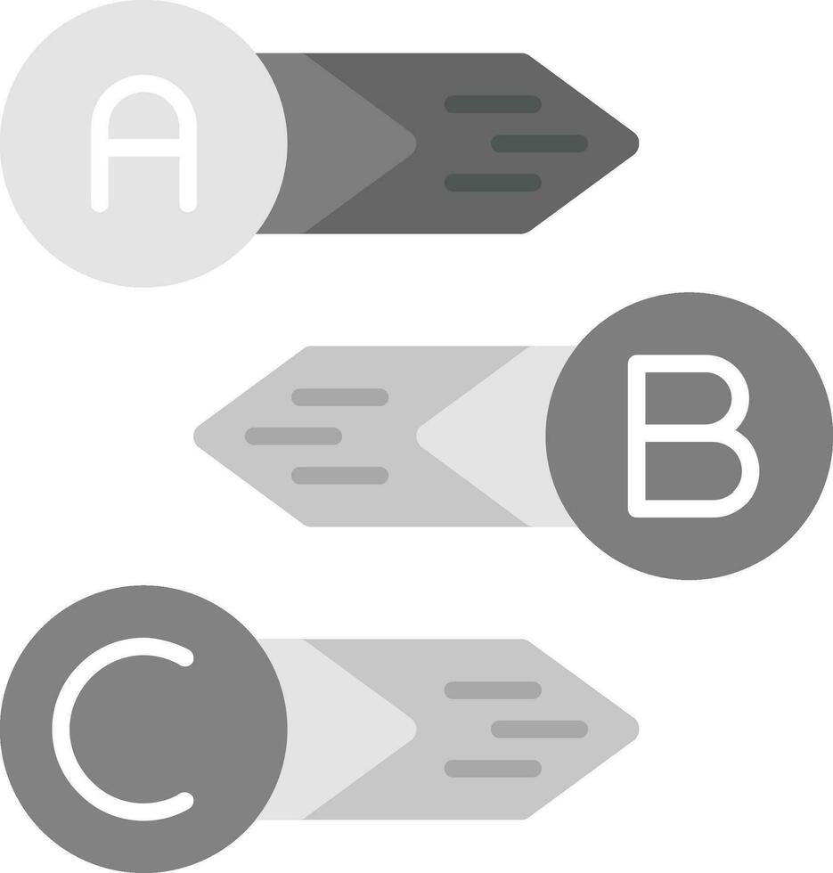 diagrama gris escala icono vector