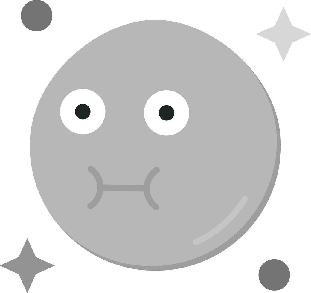 Sickness Grey scale Icon vector