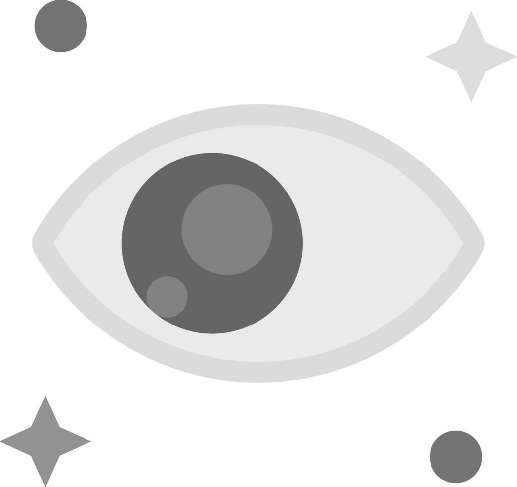 Eye Grey scale Icon vector