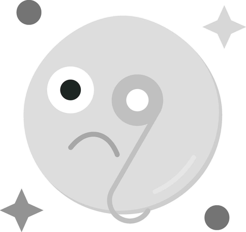 detective gris escala icono vector