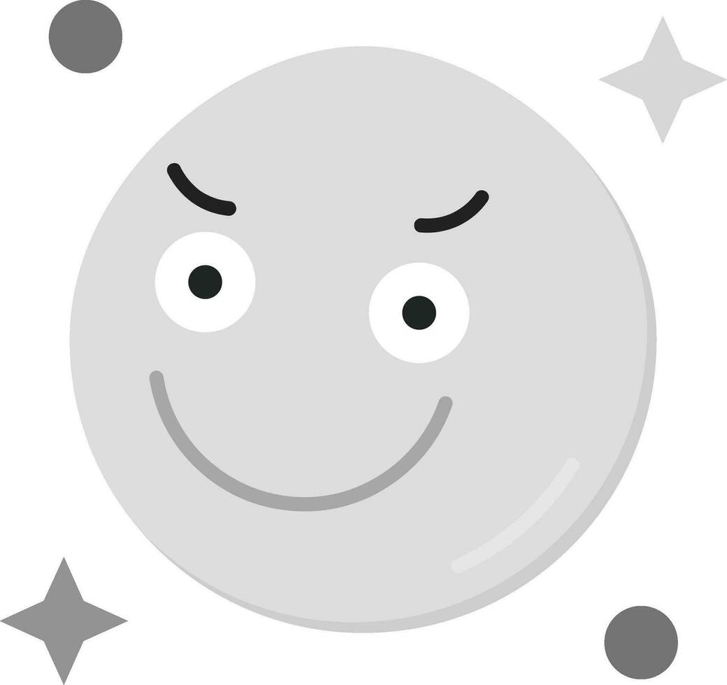 envidia gris escala icono vector