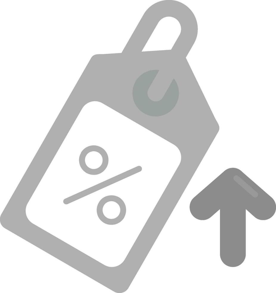 Price tag Grey scale Icon vector