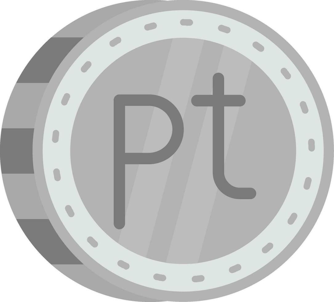 Peseta Grey scale Icon vector