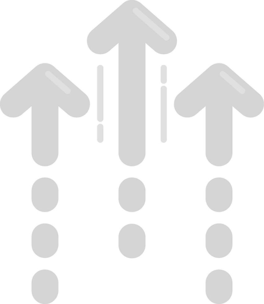 Increase Grey scale Icon vector