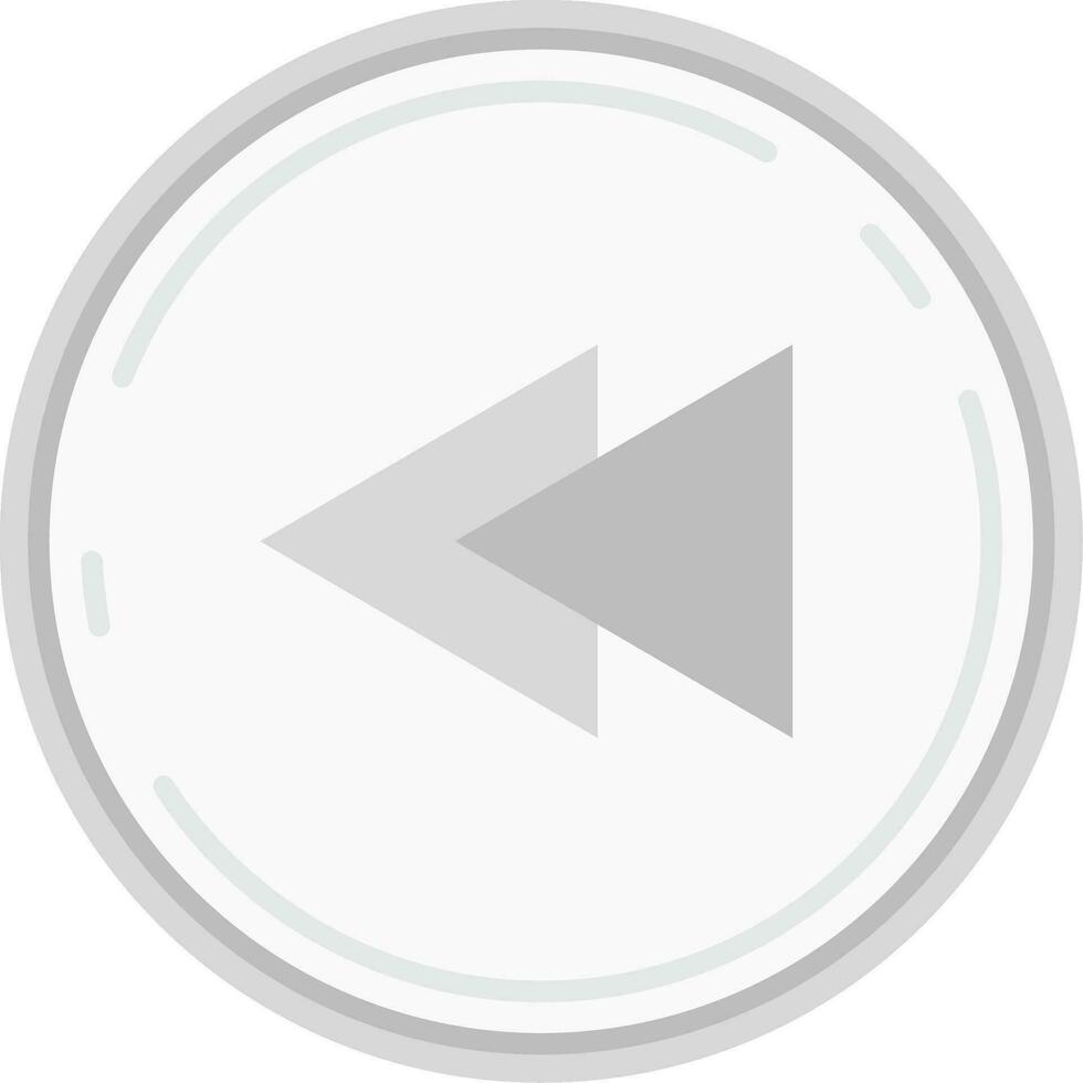 Fast forward Grey scale Icon vector