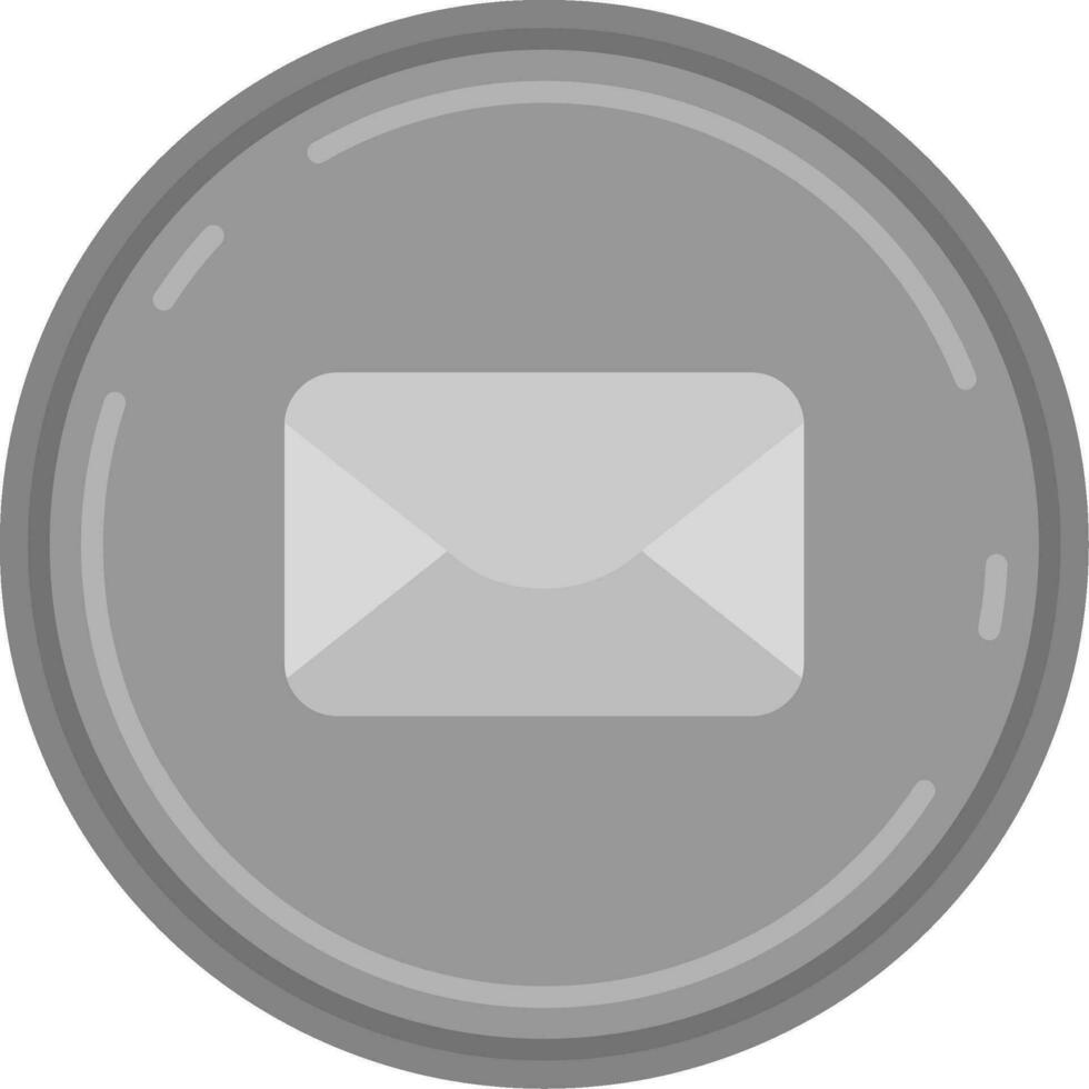 Email Grey scale Icon vector