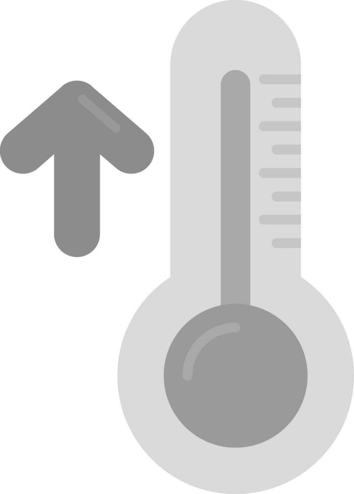 High temperature Grey scale Icon vector