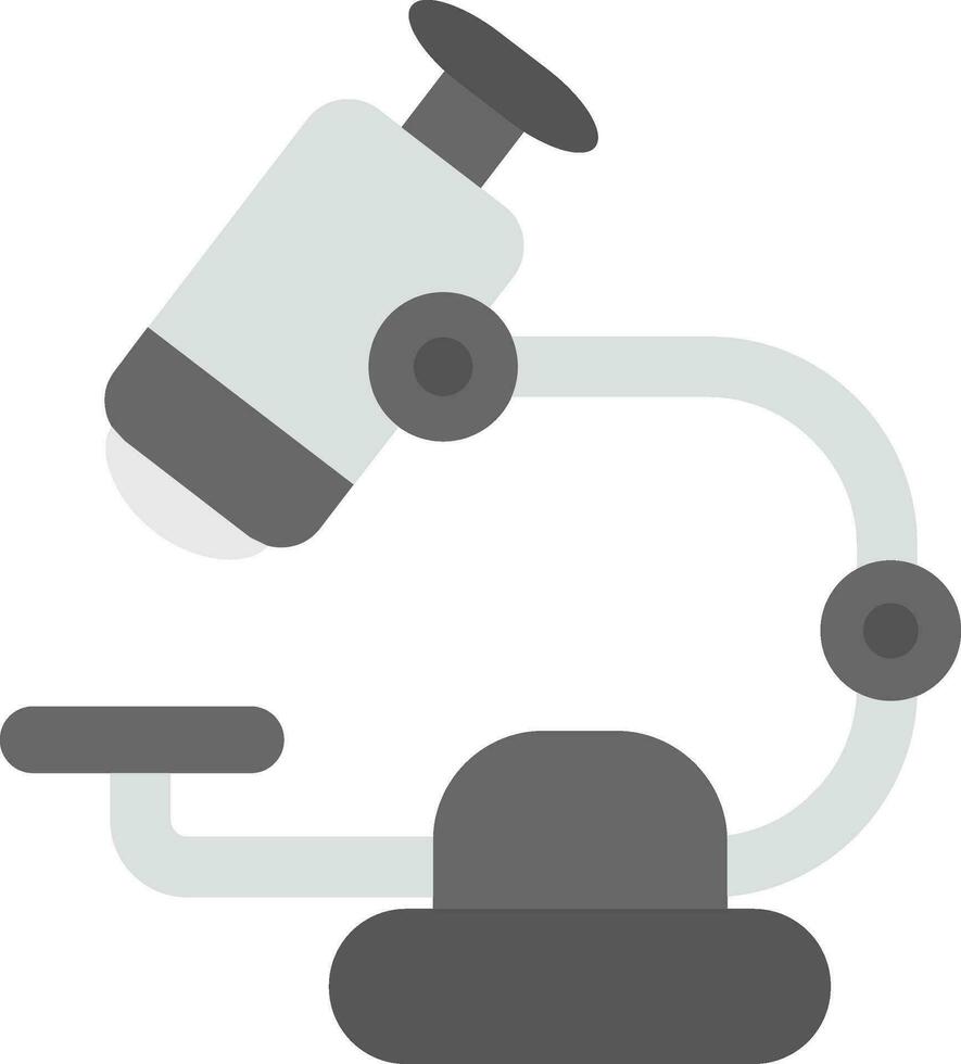 Microscope Grey scale Icon vector