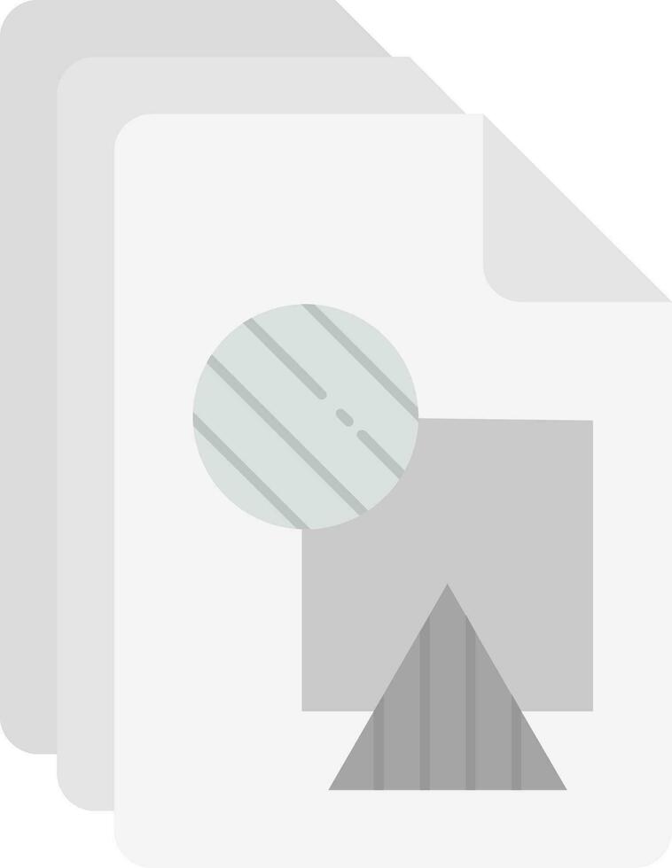 File Grey scale Icon vector