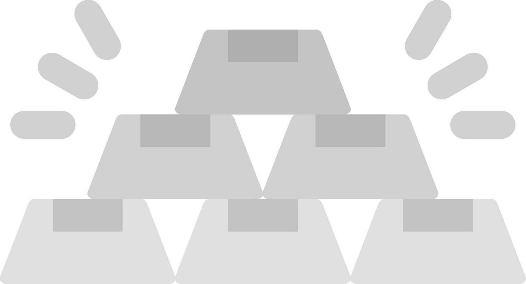 Gold Grey scale Icon vector