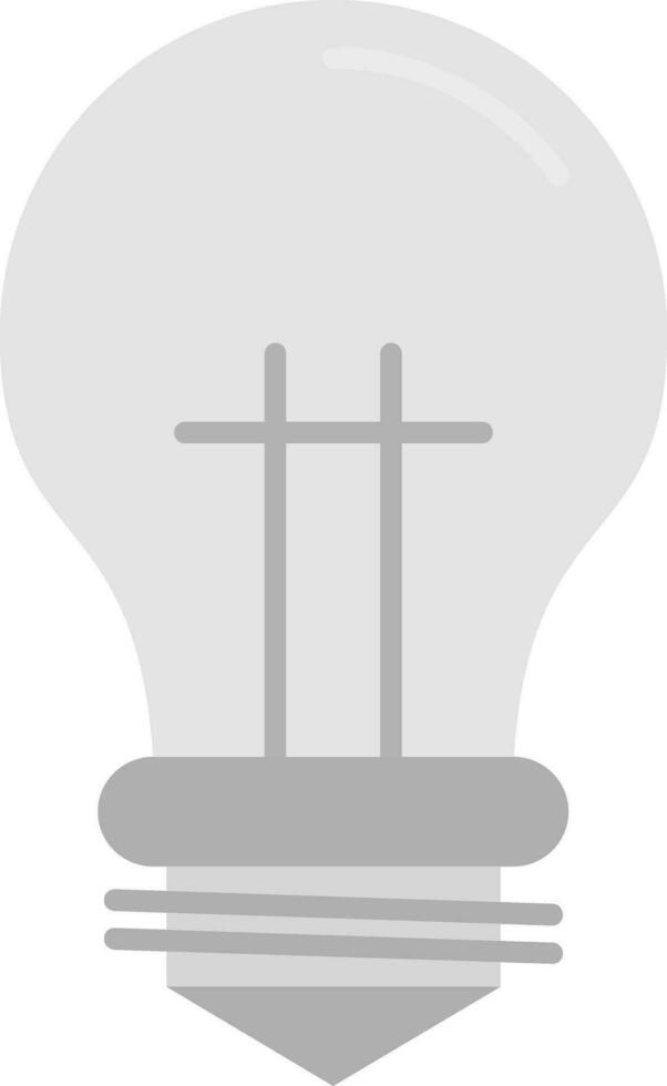 Bulb Grey scale Icon vector