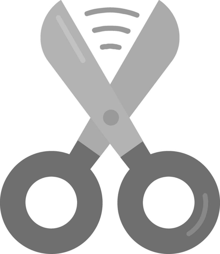 Scissors Grey scale Icon vector