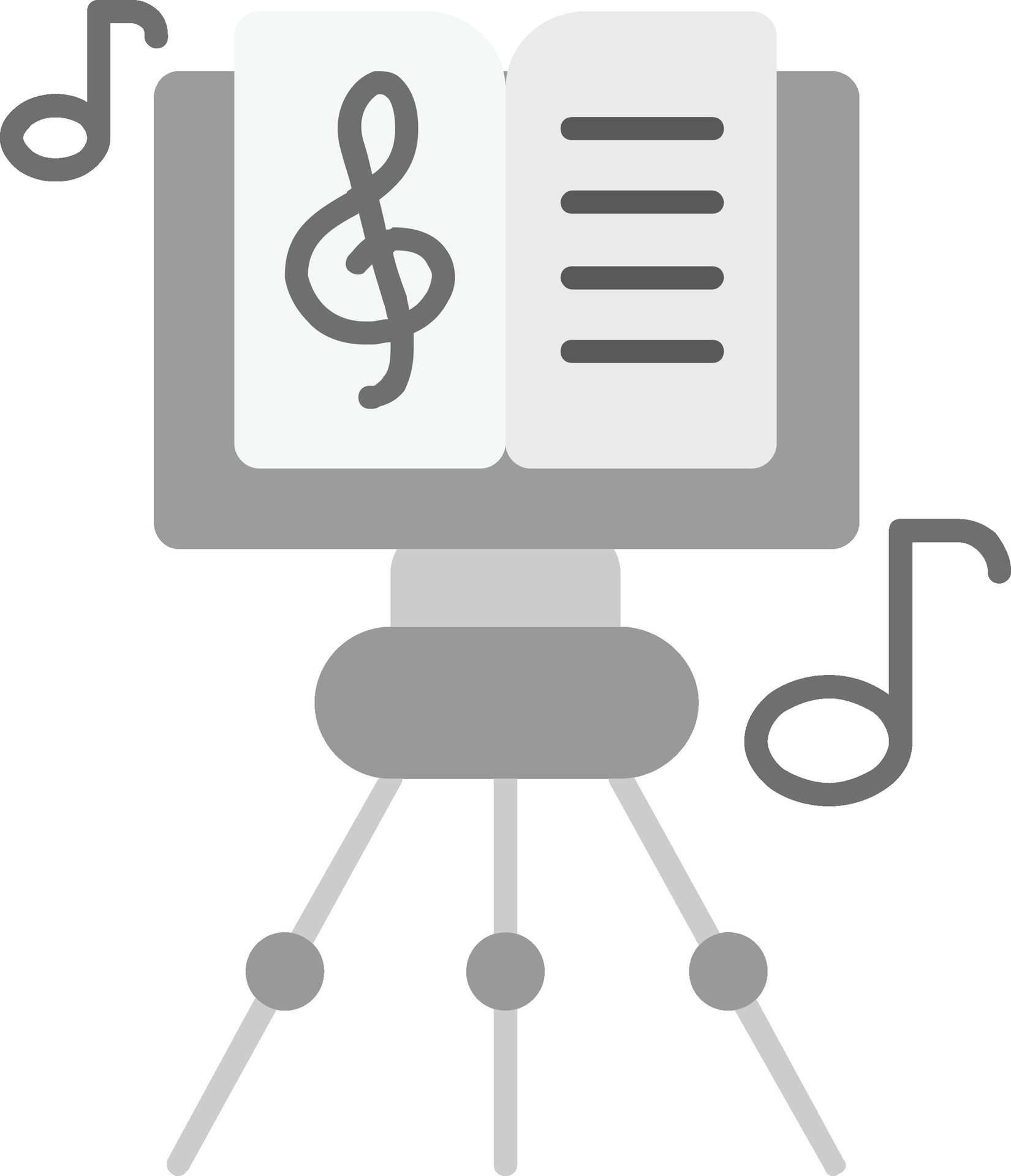 Music Score Grey Scale Icon 37105058 Vector Art At Vecteezy Music Score Grey Scale Icon 37105058 Vector Art At Vecteezy