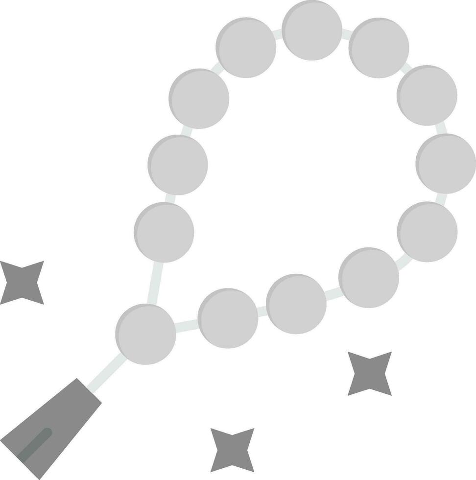 rosario gris escala icono vector