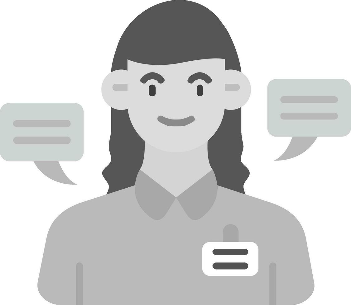 Public relation Grey scale Icon vector