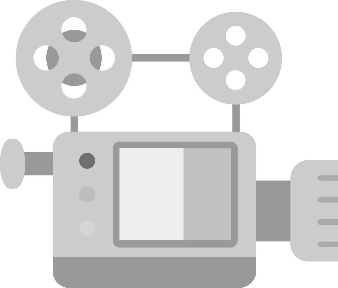 Movie Grey scale Icon vector