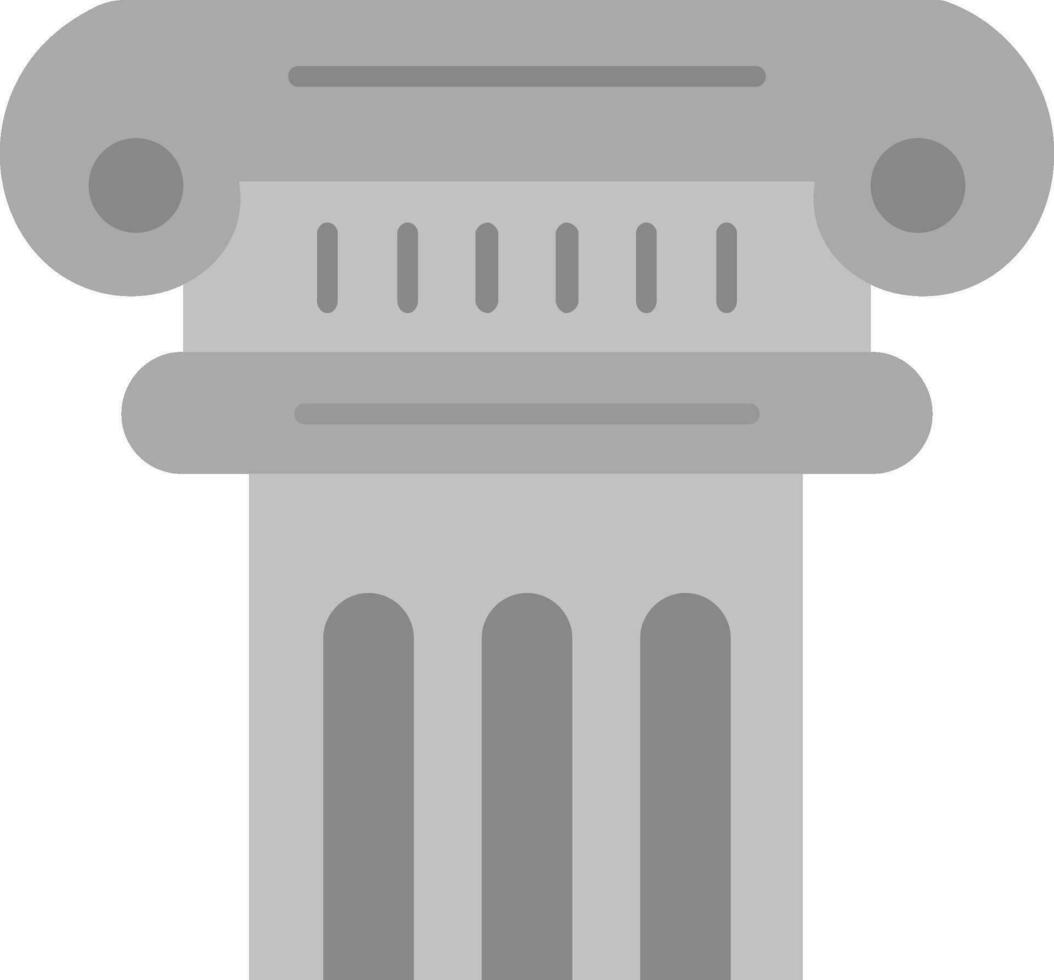 columna gris escala icono vector