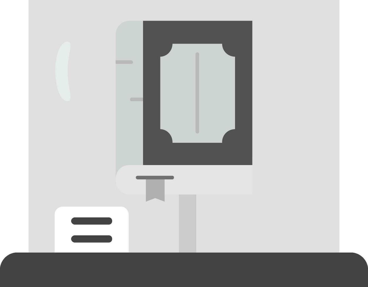 Book Grey scale Icon vector