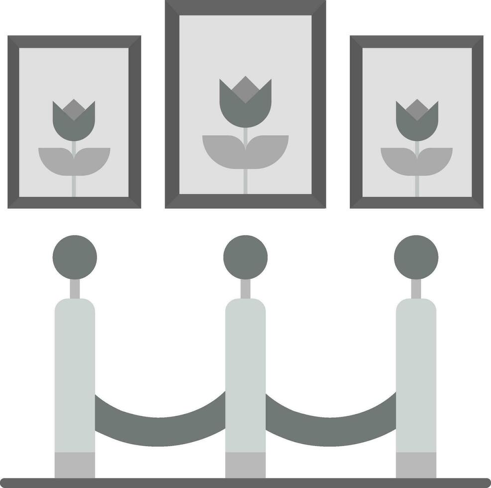 Barrier Grey scale Icon vector