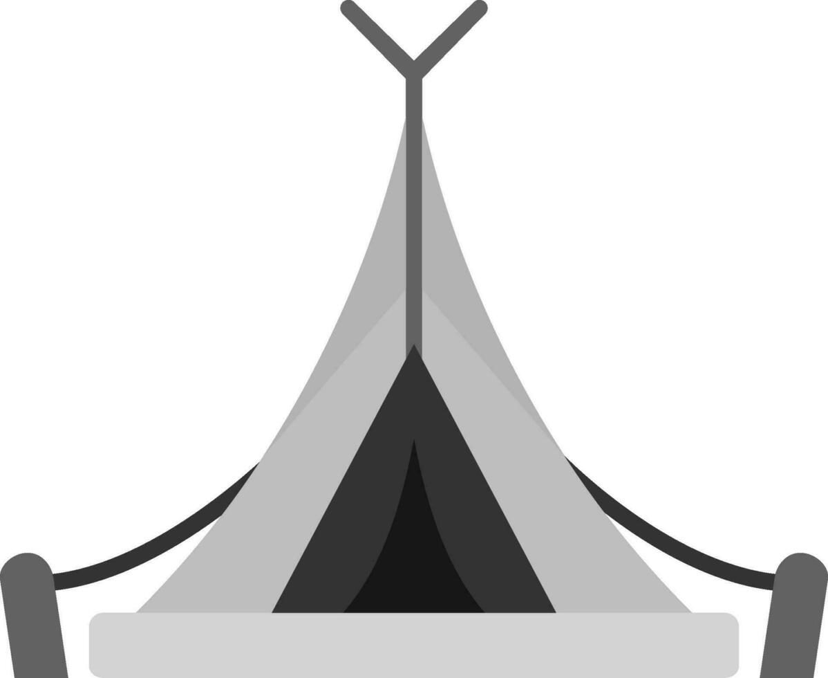 Tent Grey scale Icon vector