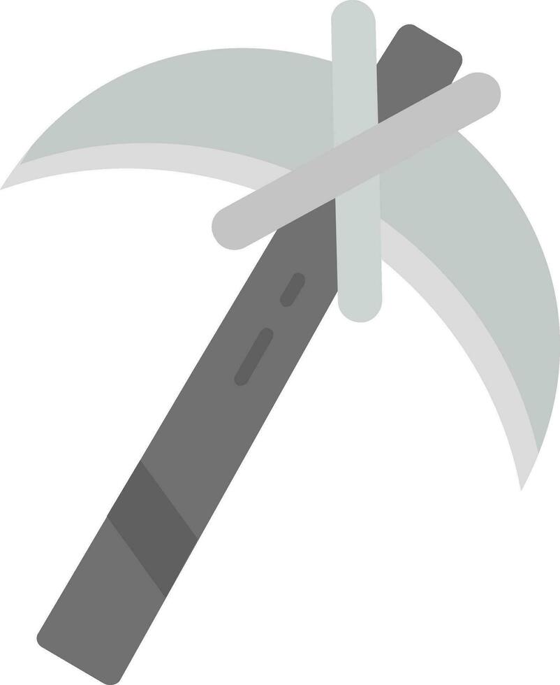 Pickaxe Grey scale Icon vector