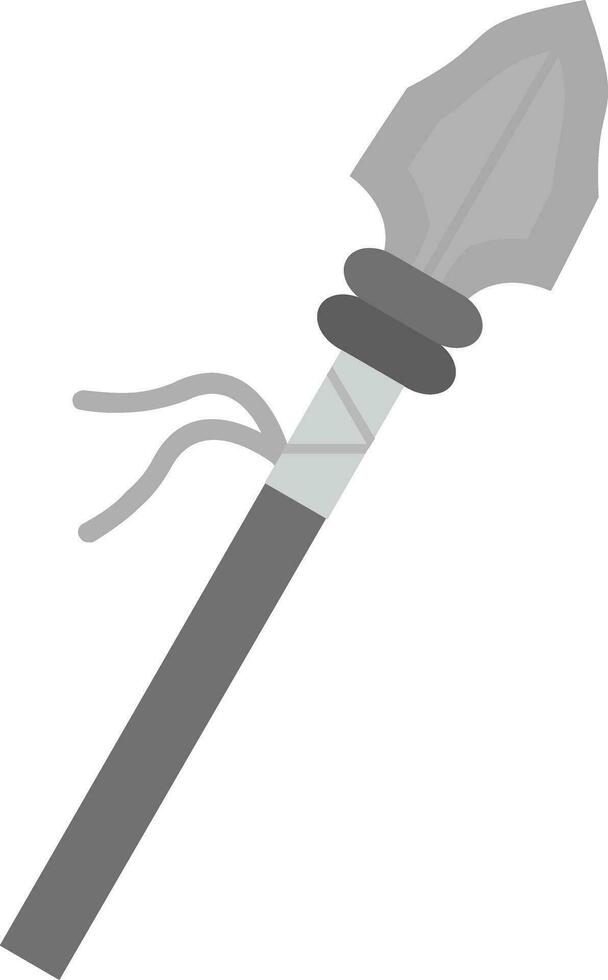 Spear Grey scale Icon vector