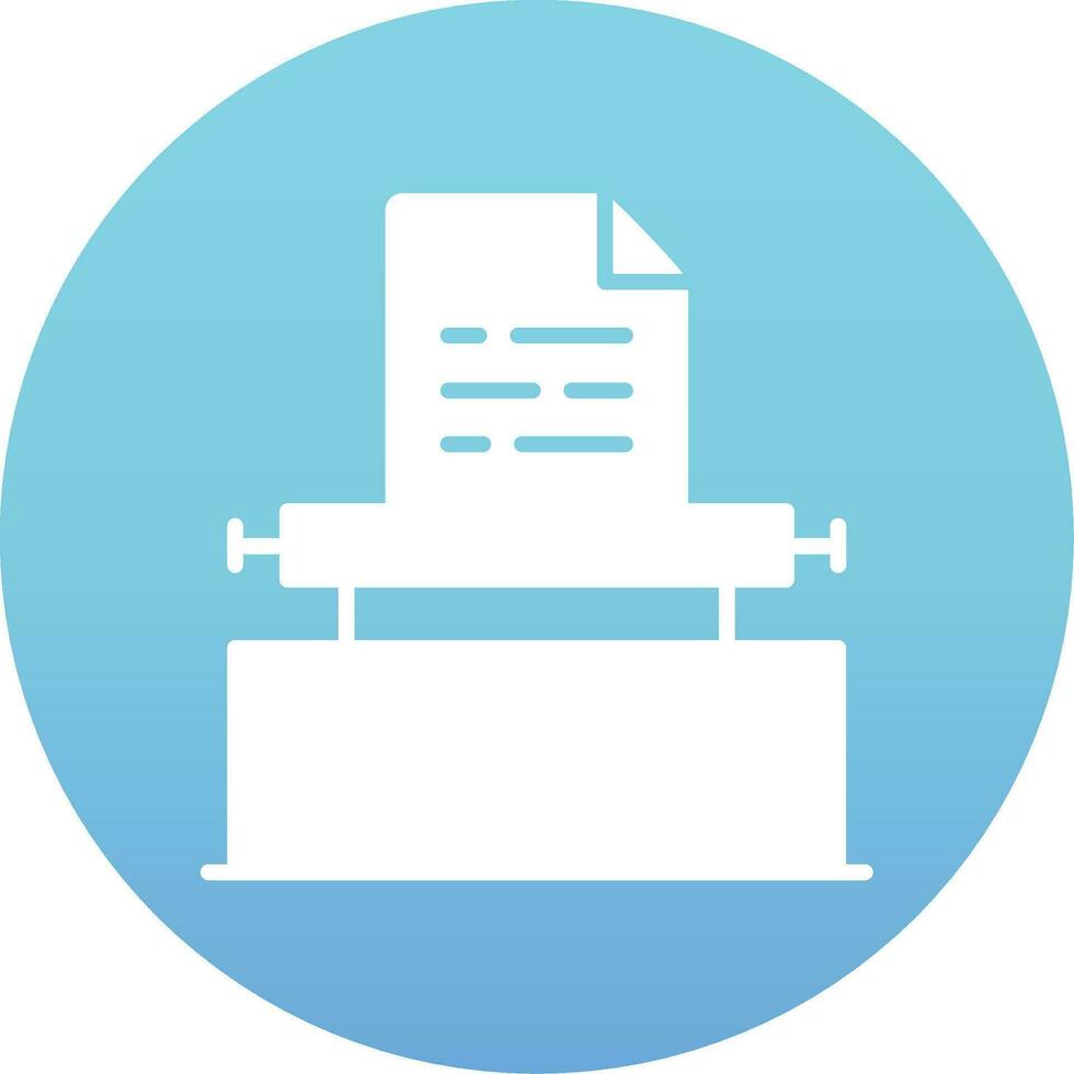 Typewriter Vector Icon