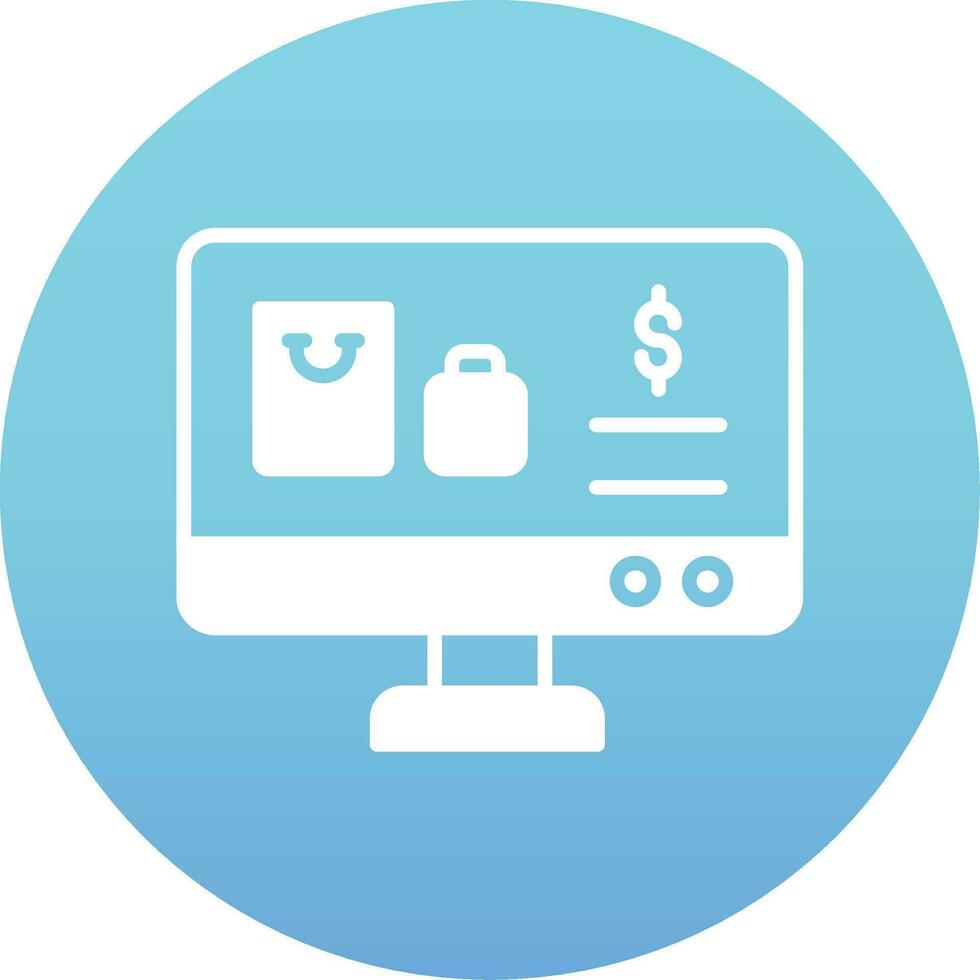 Online Shopping Vector Icon