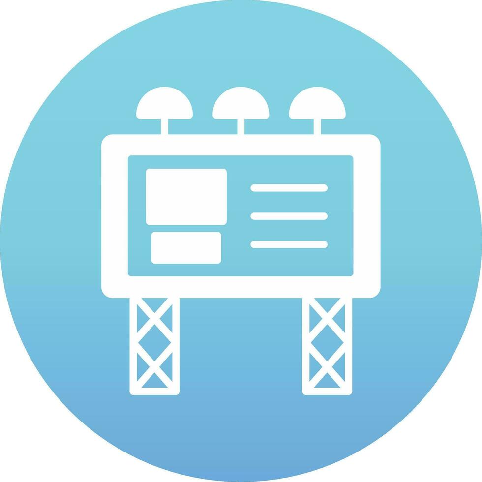 Billboard Vector Icon