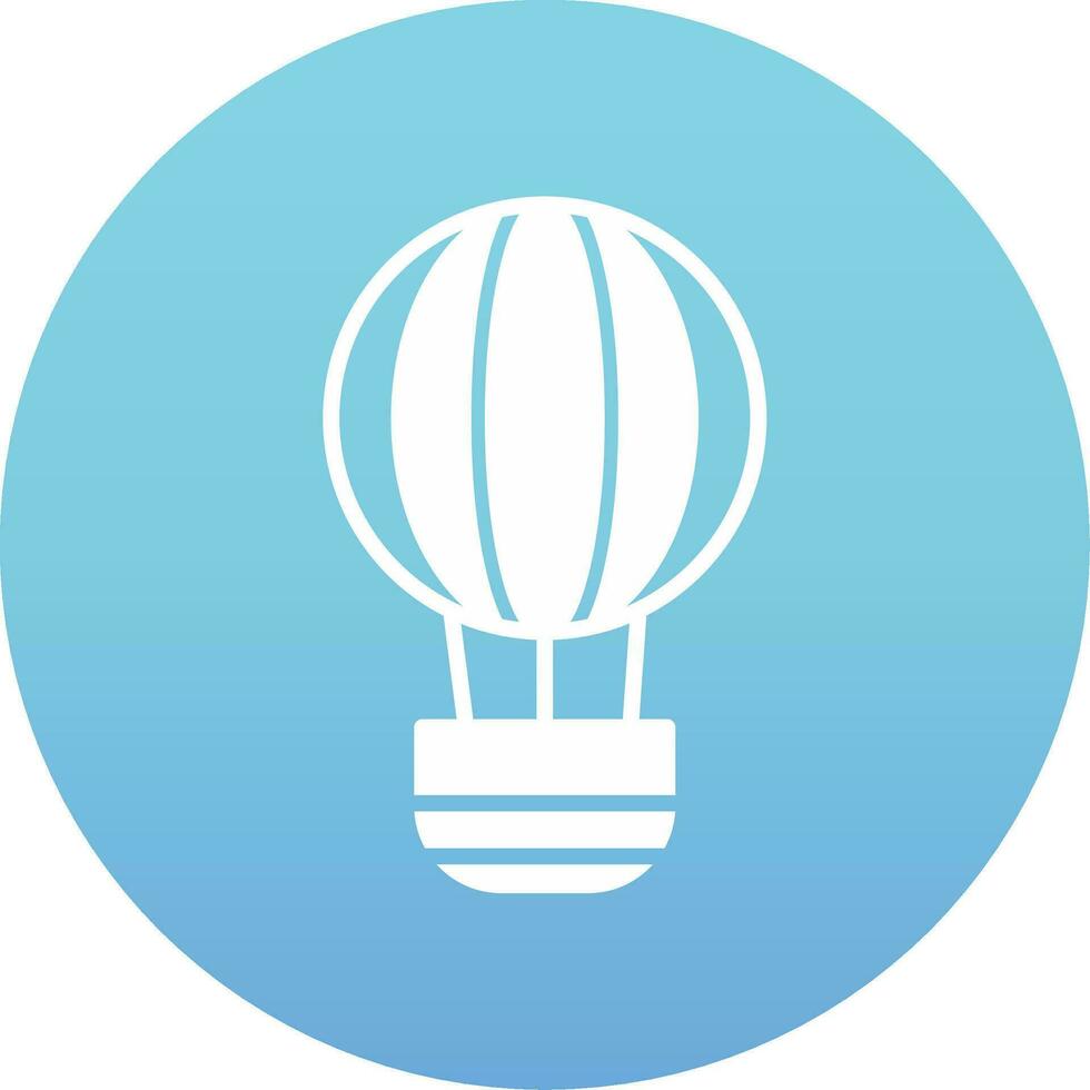 Hot Air Balloon Vector Icon