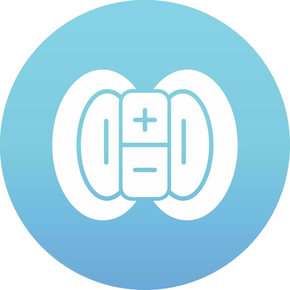 Magnetic Field Vector Icon