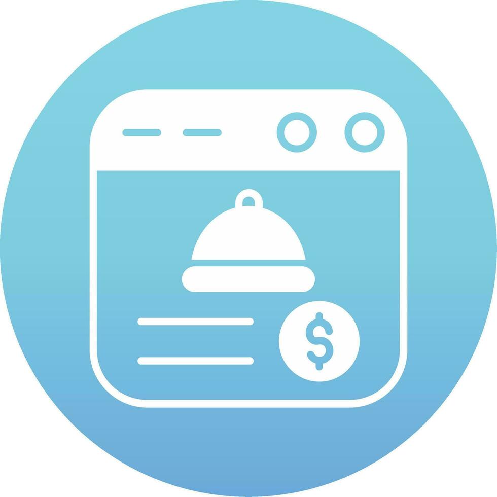 Online Food Order Vector Icon