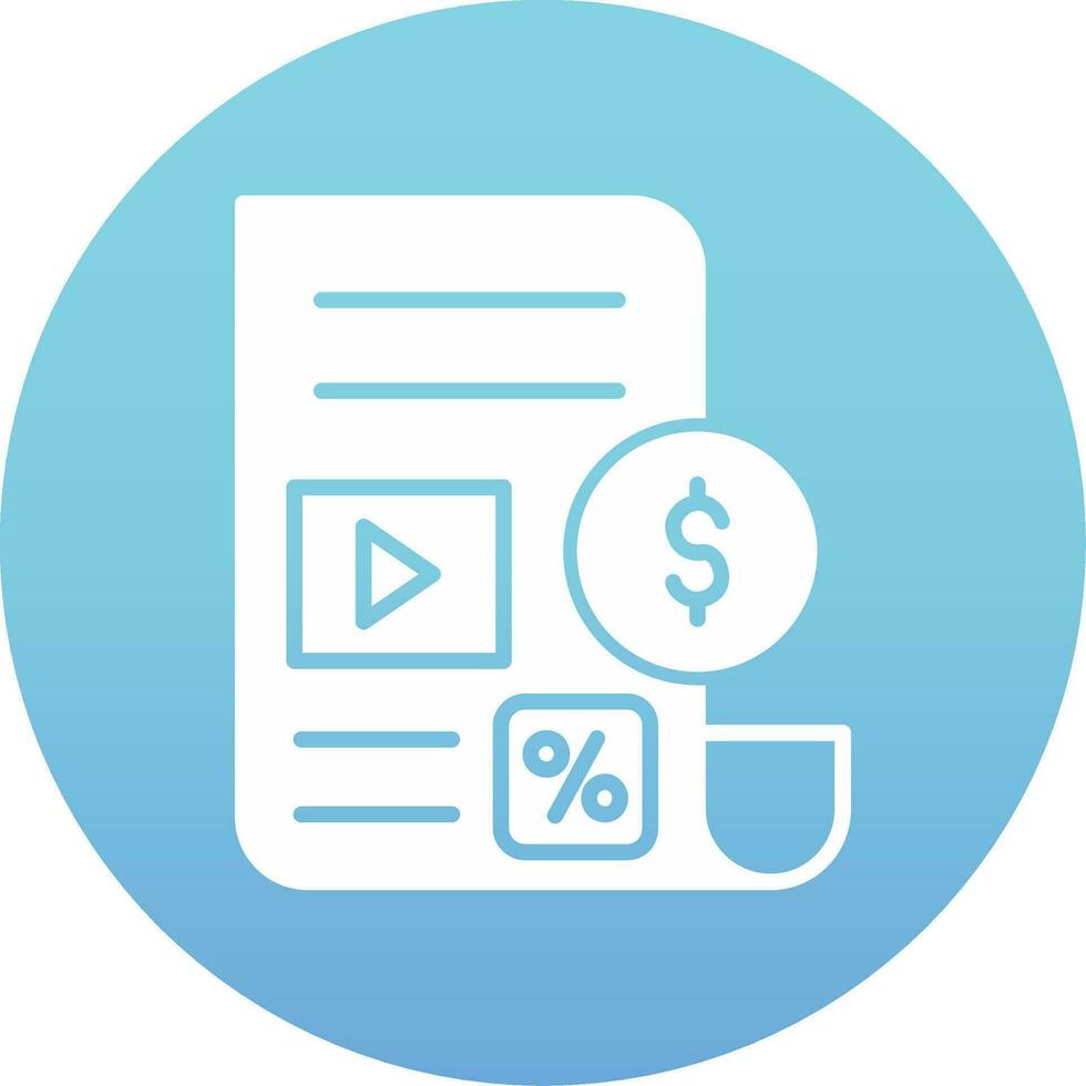 Paid Articles Vector Icon