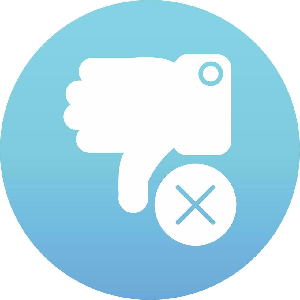 Dislike Vector Icon