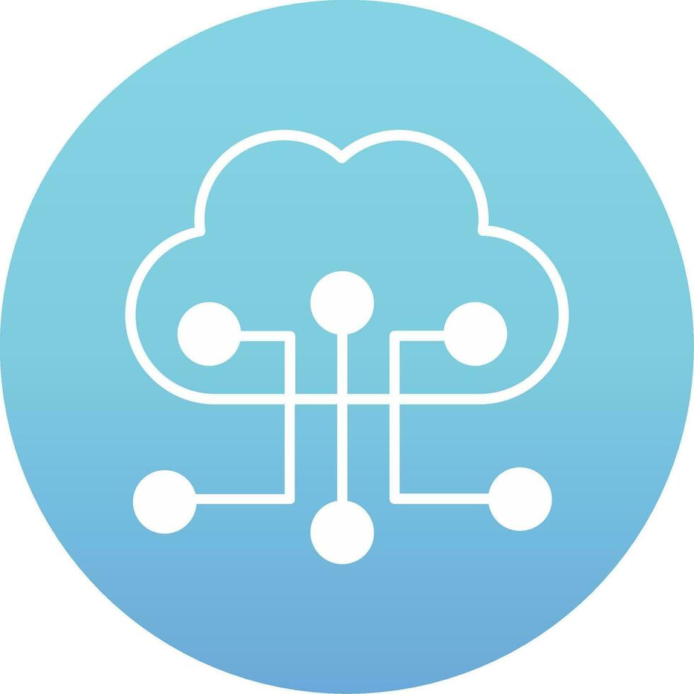 Cloud Configuration Vector Icon