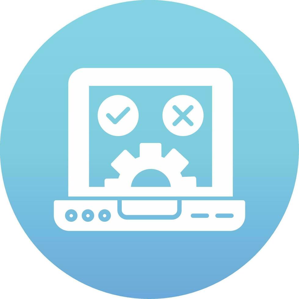 Tested Vector Icon