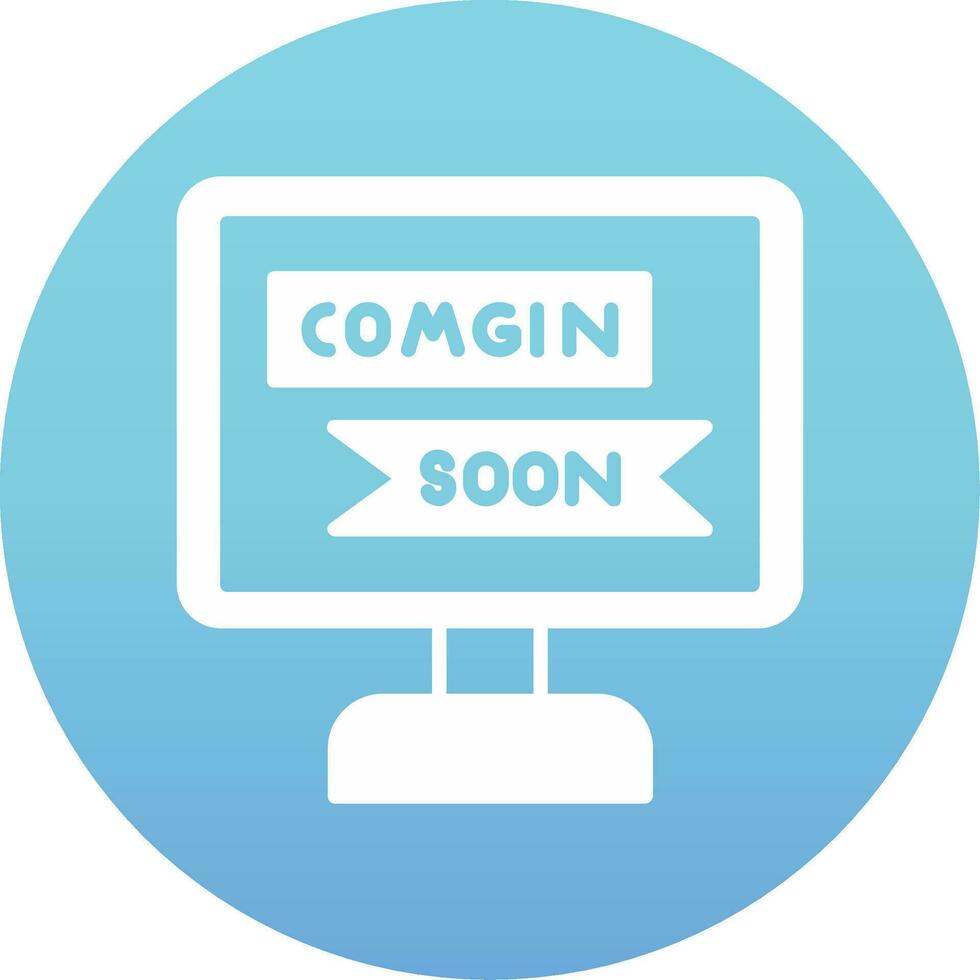 Coming Soon Vector Icon