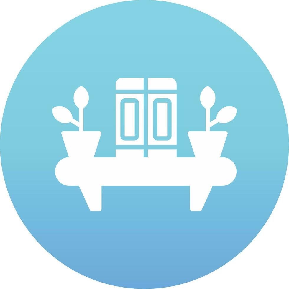 Bookshelf Vector Icon