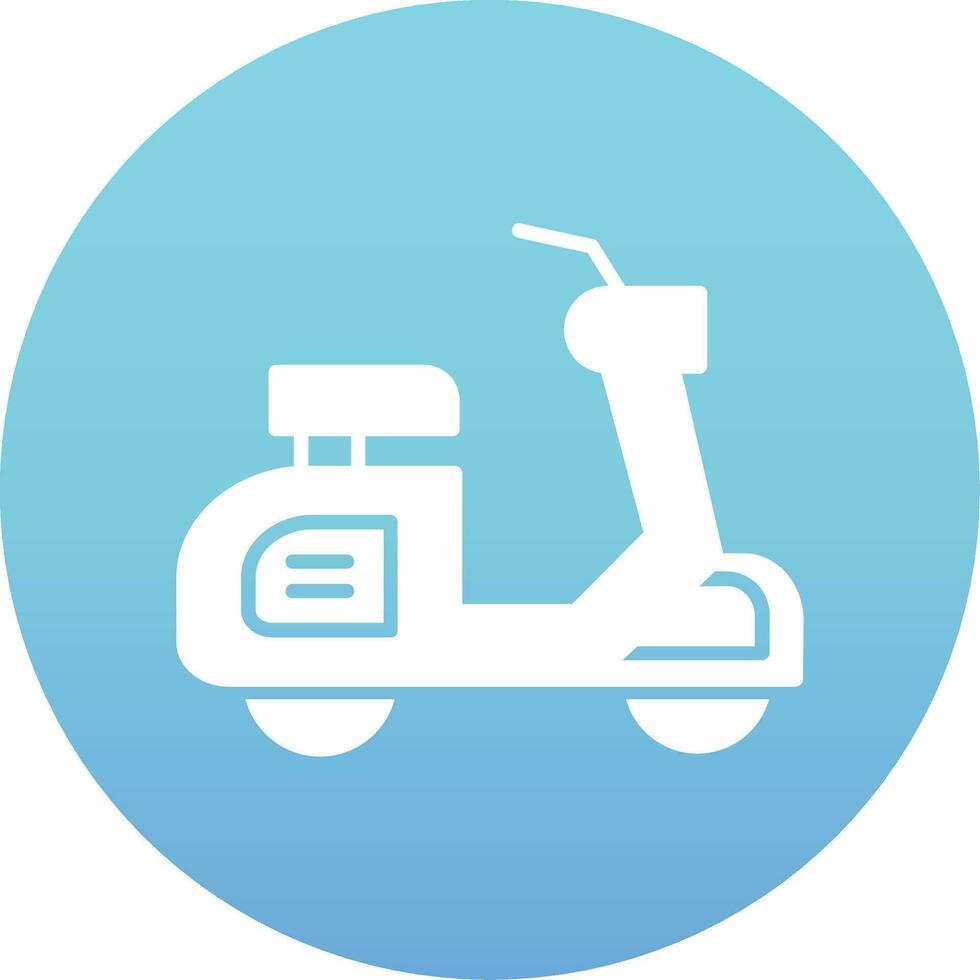 icono de vector de scooter