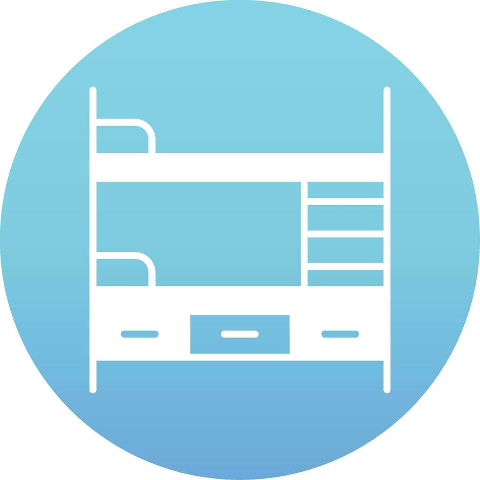 Bunk Bed Vector Icon