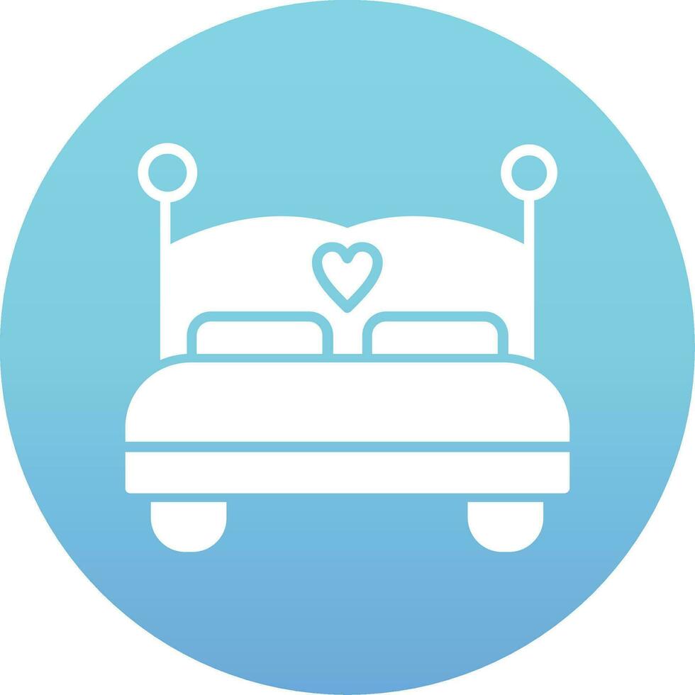 Double Bed Vector Icon