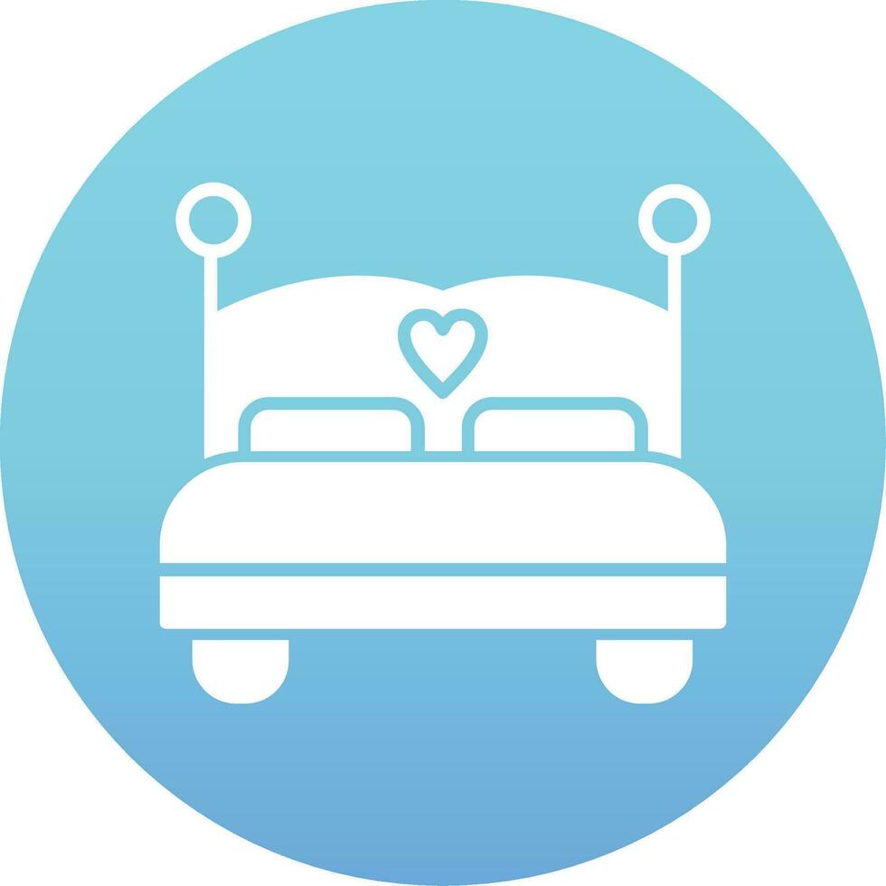 Double Bed Vector Icon